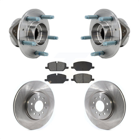 Front Hub Bearing Assembly Disc Brake Rotor And Pad Kit For Chevrolet Equinox GMC Terrain KBB-130236