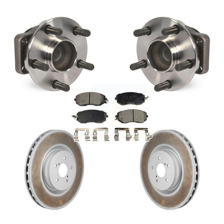 Front Hub Bearing Coat Brake Rotor Pads Kit For 2019 Toyota 86 Base GT With Brembo Brakes KBB-130261