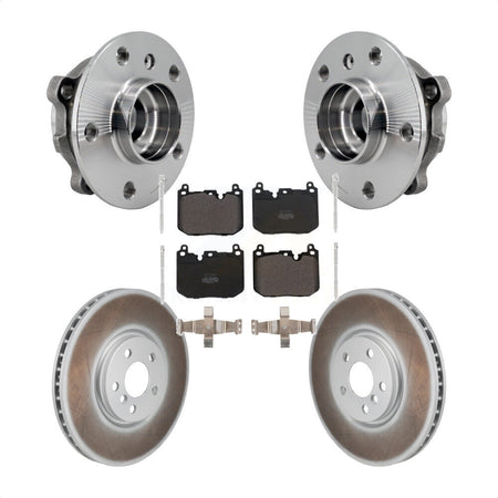 Front Hub Bearing Assembly Coated Brake Rotor Pads Kit For Mini Cooper Countryman Clubman KBB-130290