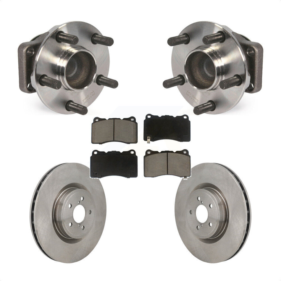 Front Hub Bearing Disc Brake Rotor & Pads Kit For Subaru BRZ Toyota 86 With Brembo Brakes KBB-130320