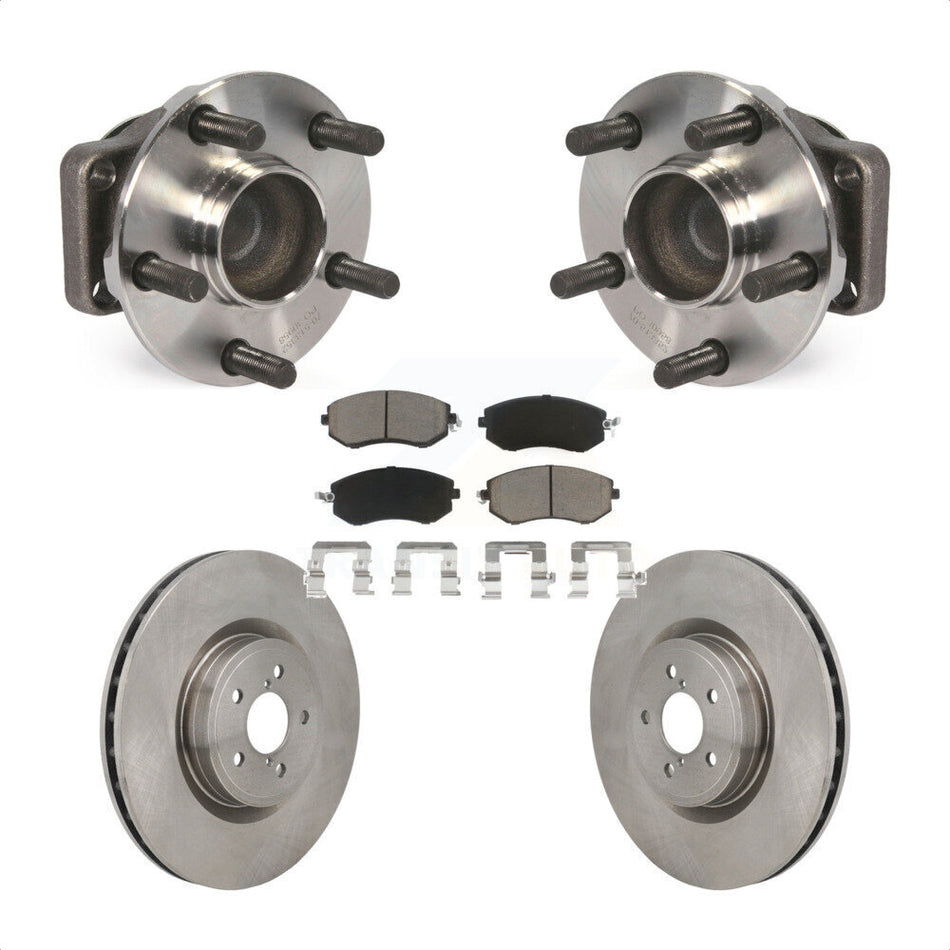 Front Hub Bearing Disc Brake Rotor Pads Kit For 2019 Toyota 86 Base GT With Brembo Brakes KBB-130321