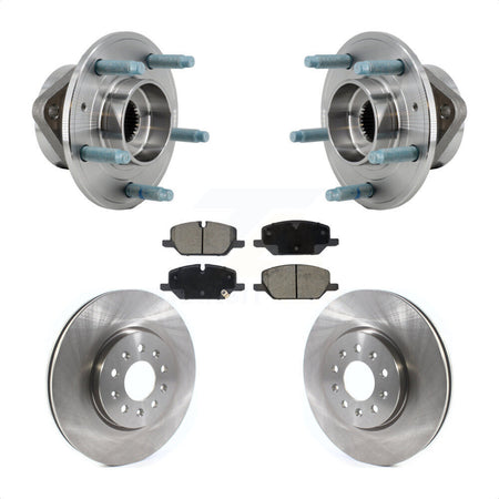 Front Hub Bearing Assembly Disc Brake Rotor And Pad Kit For Chevrolet Equinox GMC Terrain KBB-130329