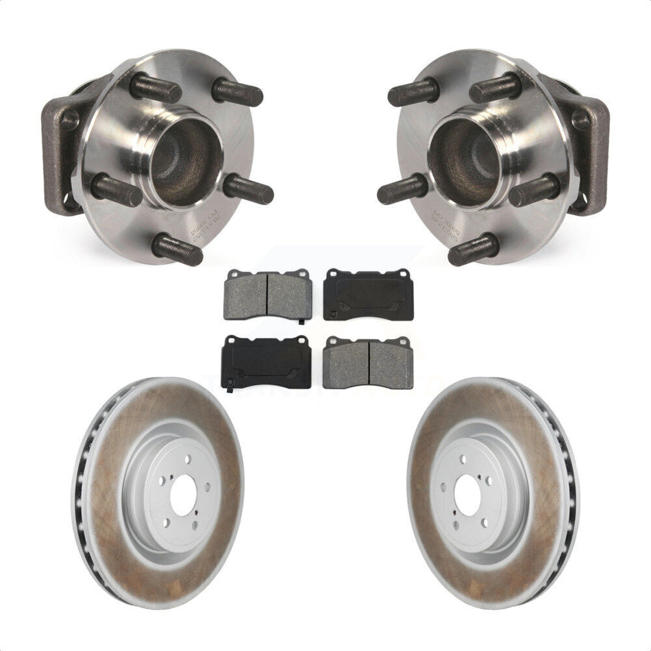 Front Hub Bearing Coated Brake Rotor Pads Kit For Subaru BRZ Toyota 86 With Brembo Brakes KBB-130401