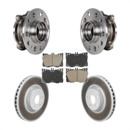 Front Hub Bearing Coat Brake Rotor Pad Kit For Mercedes-Benz C43 AMG GLC43 E450 E400 E300 KBB-130413