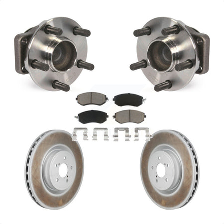 Front Hub Bearing Coat Brake Rotor Pads Kit For 2019 Toyota 86 Base GT With Brembo Brakes KBB-130422