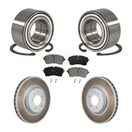 Front Wheel Bearing Coat Brake Rotor Pad Kit For Land Rover Discovery Range DIESEL engine KBB-130601