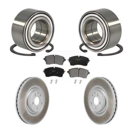 Front Wheel Bearing Coated Brake Rotor Pads Kit For Land Rover Range Evoque Jaguar E-Pace KBB-130605