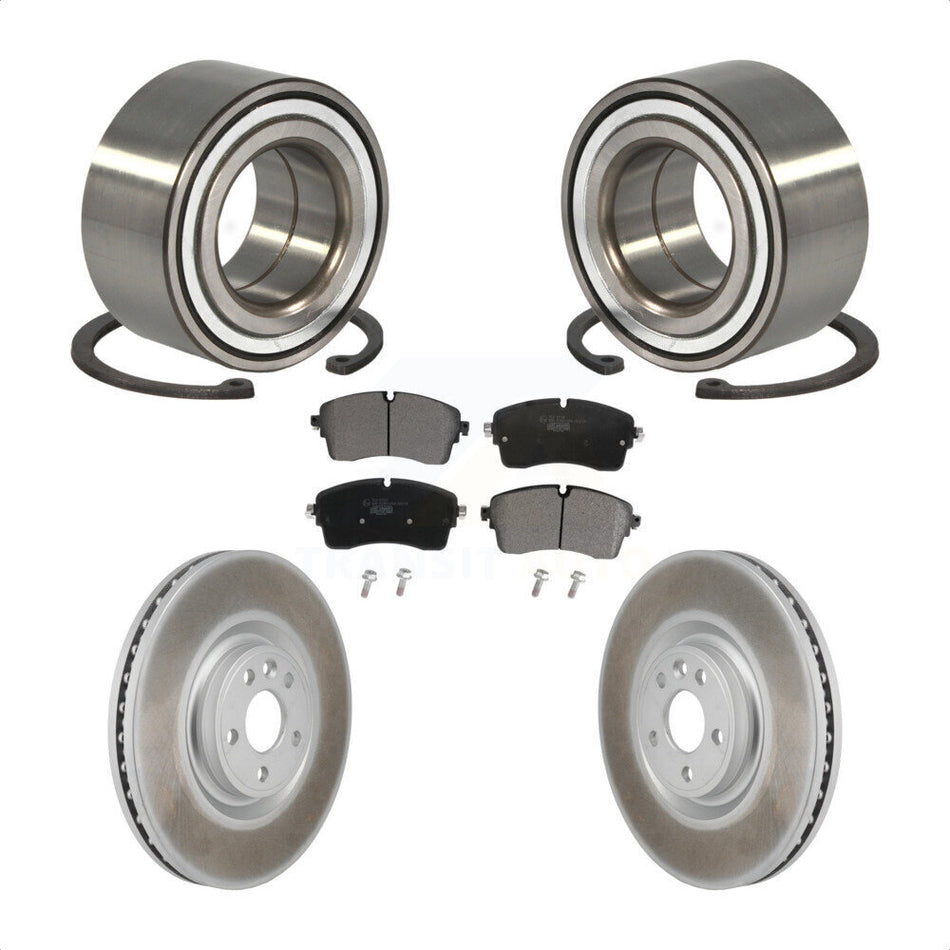 Front Wheel Bearing Coated Brake Rotor Pads Kit For Land Rover Range Evoque Jaguar E-Pace KBB-130605