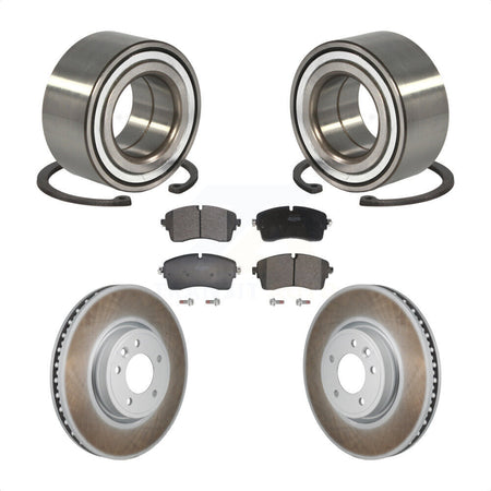 Front Wheel Bearing Coat Brake Rotor Pad Kit For Land Rover Discovery Range DIESEL engine KBB-130641