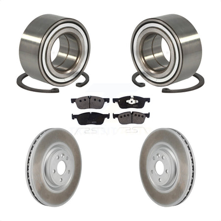 Front Wheel Bearing Coat Brake Rotor Pad Kit For Land Rover Discovery Sport Jaguar E-Pace KBB-130646
