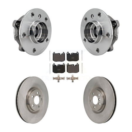 Front Hub Bearing Assembly Brake Rotor Pads Kit For Mini Cooper Countryman BMW X2 Clubman KBB-130817