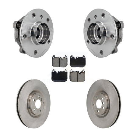 Front Hub Bearing Assembly Brake Rotor Pads Kit For Mini Cooper Countryman BMW X2 Clubman KBB-130826