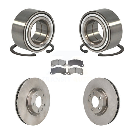 Front Wheel Bearing Disc Brake Rotors And Pads Kit For Volkswagen Touareg Porsche Cayenne KBB-130838