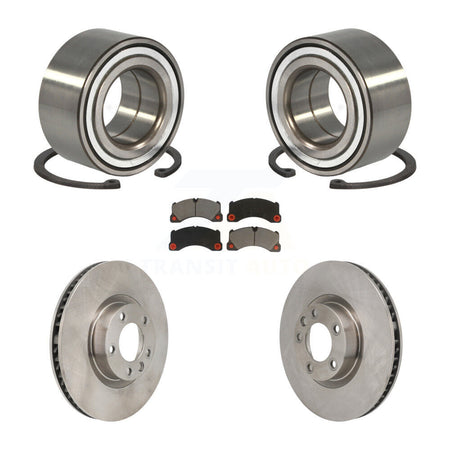 Front Wheel Bearing Disc Brake Rotors And Pads Kit For Volkswagen Touareg Porsche Cayenne KBB-130840