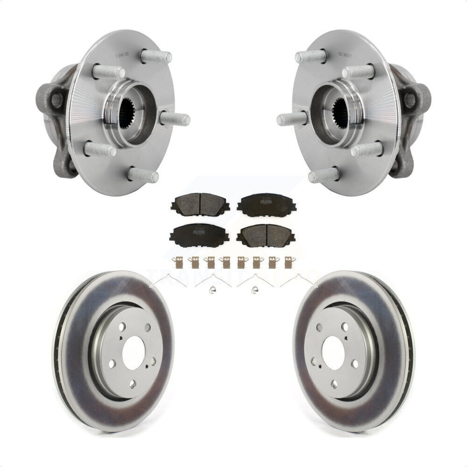 Front Hub Bearing Coat Brake Rotor Pad Kit For Toyota C-HR Vehicles Manufactured In Japan KBB-131804