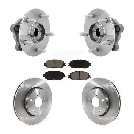Front Hub Bearing Brake Rotor Pad Kit For 2019 Toyota C-HR Vehicles Manufactured In Japan KBB-132158