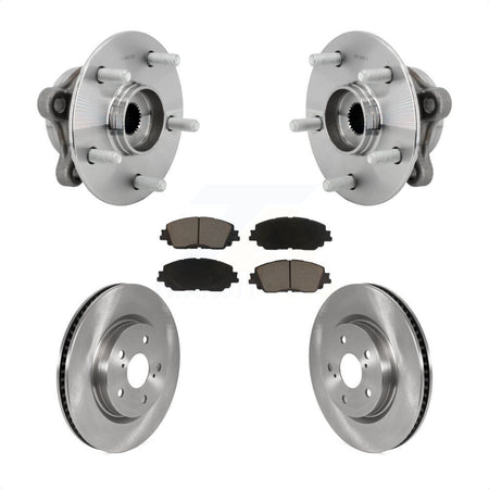 Front Hub Bearing Assembly Disc Brake Rotor & Pads Kit For Toyota C-HR Lexus UX250h UX200 KBB-132159