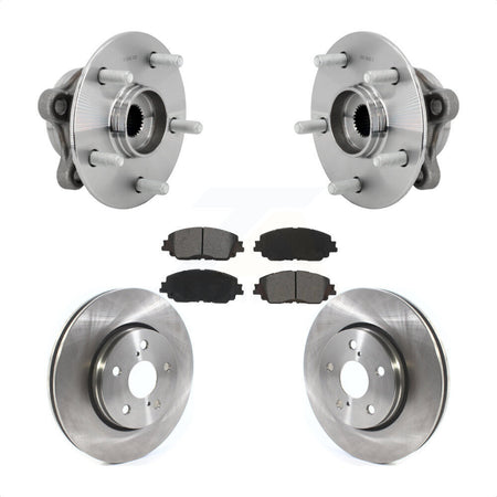 Front Hub Bearing Brake Rotor Pad Kit For 2019 Toyota C-HR Vehicles Manufactured In Japan KBB-132275