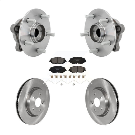 Front Hub Bearing Assembly Disc Brake Rotor & Pads Kit For Toyota C-HR Lexus UX250h UX200 KBB-132331