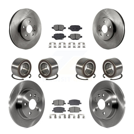 Front Rear Bearing Disc Brake Rotor & Pads Kit (10Pc) For Buick Encore Chevrolet Trax AWD KBB-132392