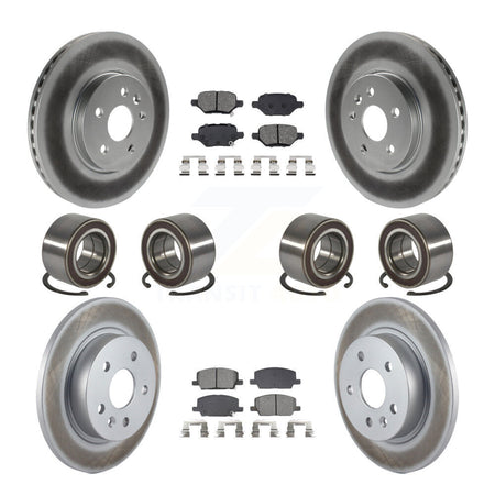 Front Rear Bearing Coated Brake Rotor Pads Kit (10Pc) For Buick Encore Chevrolet Trax AWD KBB-132420
