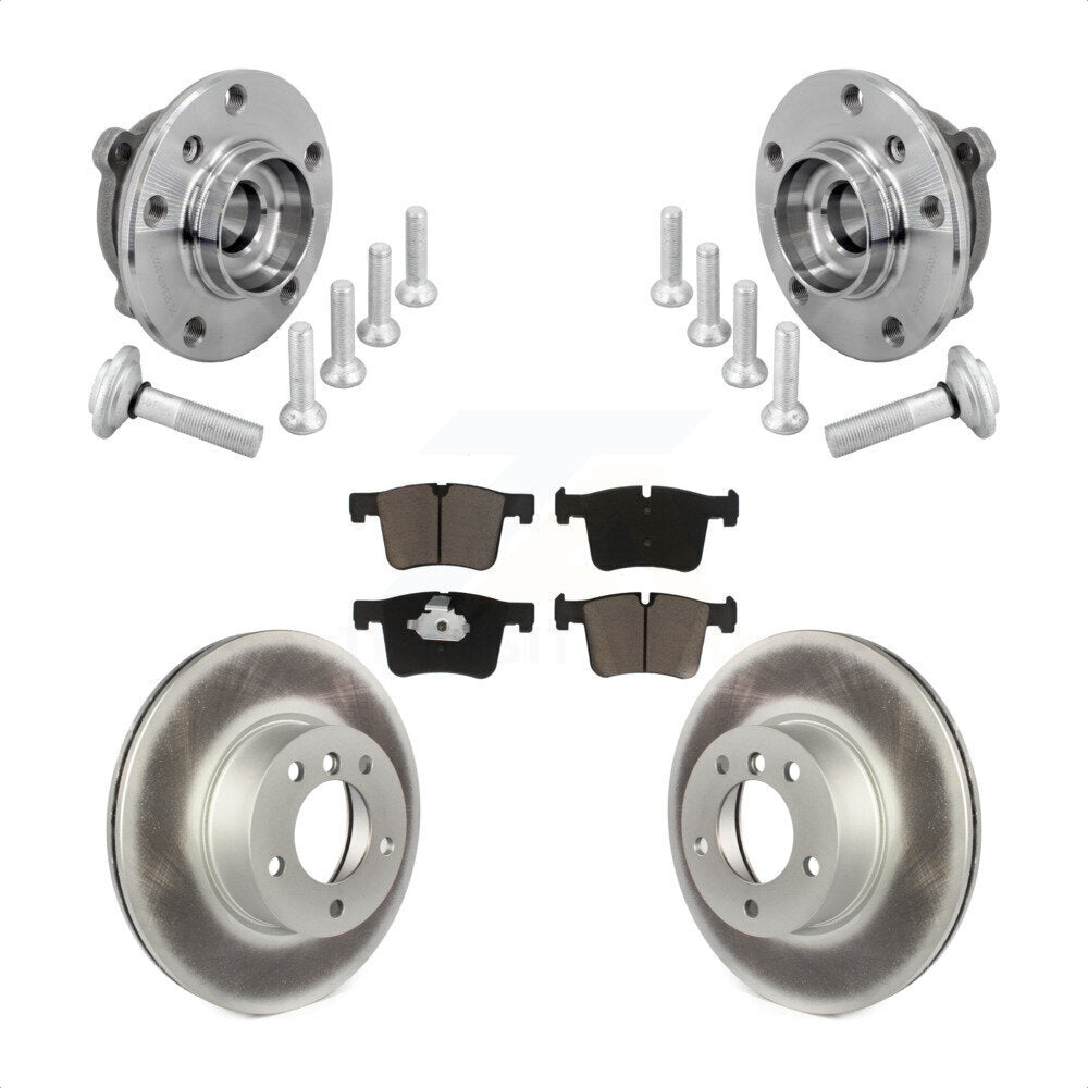 Front Hub Bearing Coat Brake Rotor Pads Kit For BMW 330i xDrive 230i 430i Gran Coupe 320i KBB-132975