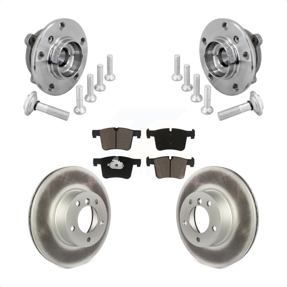 Front Hub Bearing Coat Brake Rotor Pads Kit For BMW 330i xDrive 230i 430i Gran Coupe 320i KBB-132975