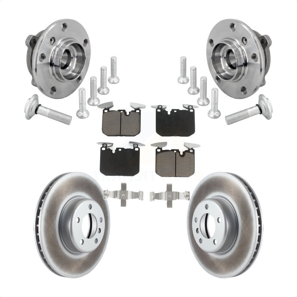 Front Hub Bearing Coat Brake Rotor Pad Kit For BMW 330i xDrive 440i Gran Coupe 320i M240i KBB-132992