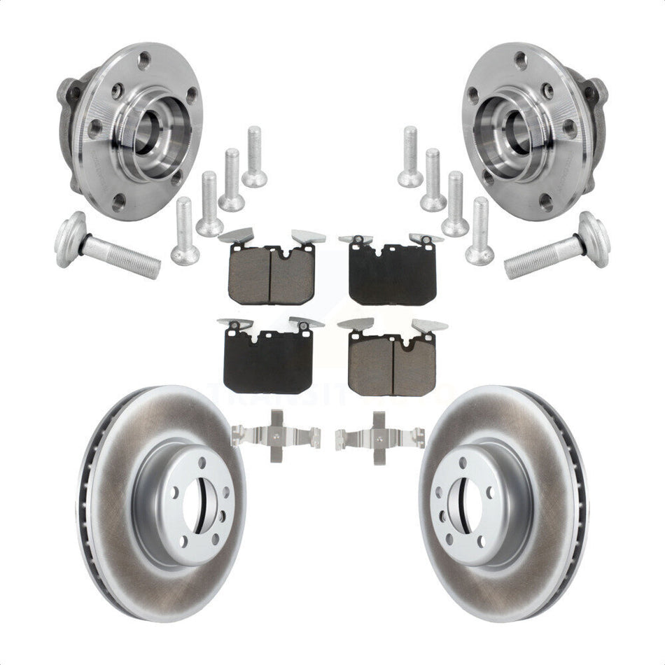 Front Hub Bearing Coat Brake Rotor Pad Kit For BMW 330i xDrive 440i Gran Coupe 320i M240i KBB-132992