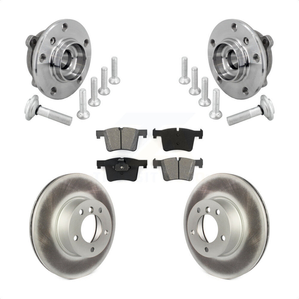 Front Hub Bearing Coat Brake Rotor Pads Kit For BMW 330i xDrive 230i 430i Gran Coupe 320i KBB-133221