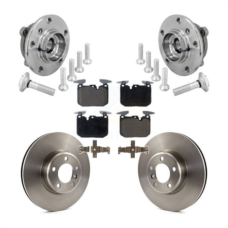 Front Hub Bearing Brake Rotor Pad Kit For BMW 330i xDrive 440i Gran Coupe 320i M240i 340i KBB-133482