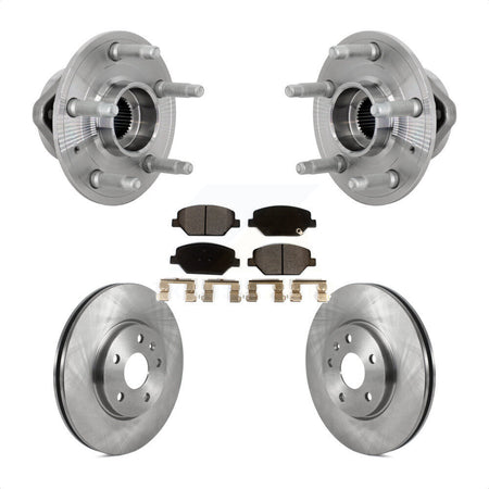 Front Hub Bearing Brake Rotor Pads Kit For Buick Envision With 321mm Diameter KBB-133510