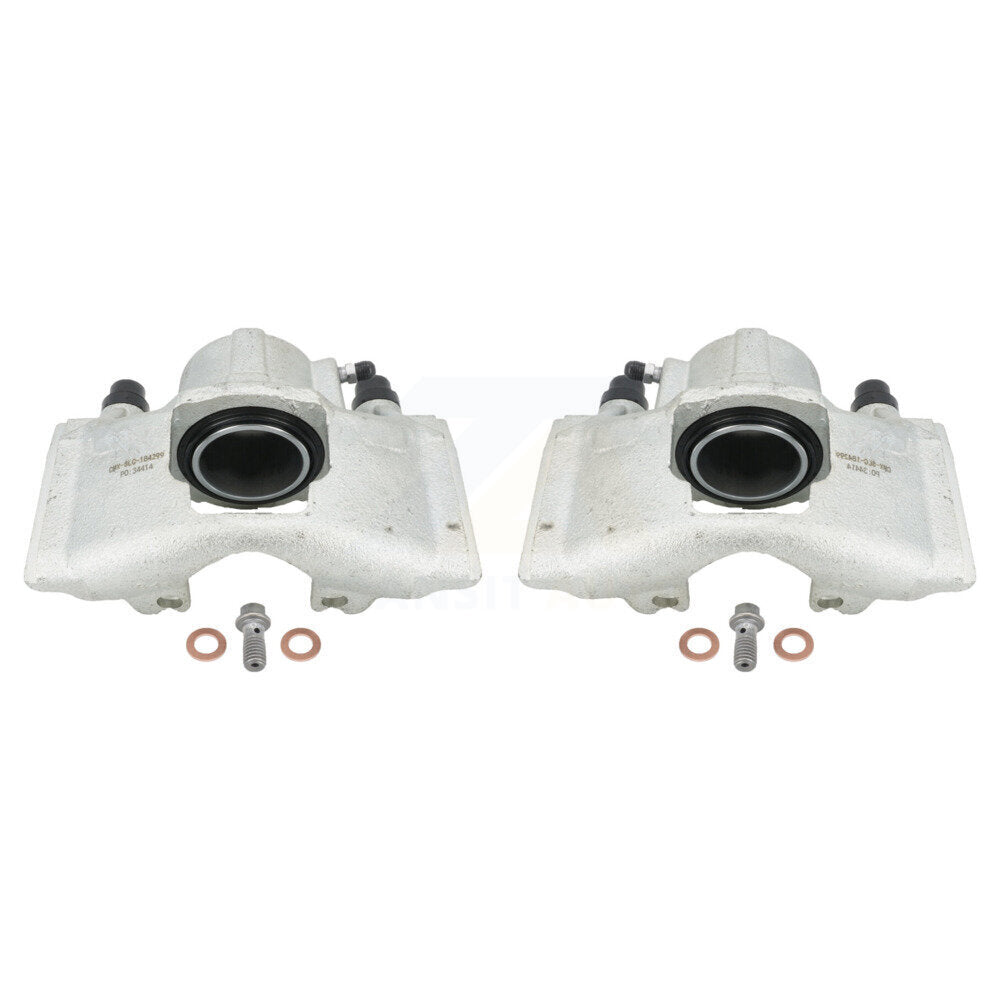 Front Disc Brake Caliper Assembly Left Right Side (Driver Passenger) Kit For Cadillac DeVille Fleetwood 60 Special Commercial Chassis With Heavy Duty Brakes KBC-100007 by CMX