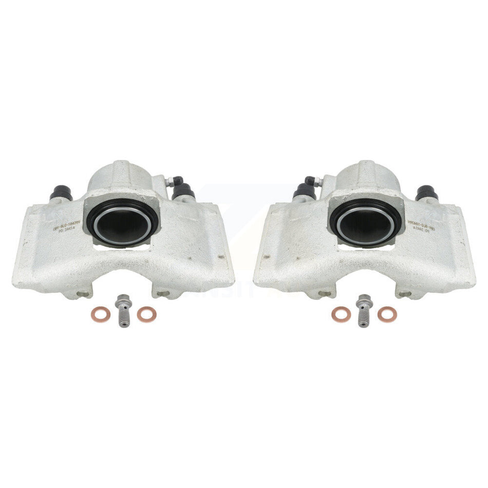 Front Disc Brake Caliper Assembly Left Right Side (Driver Passenger) Kit For Cadillac DeVille Fleetwood 60 Special Commercial Chassis With Heavy Duty Brakes KBC-100007 by CMX