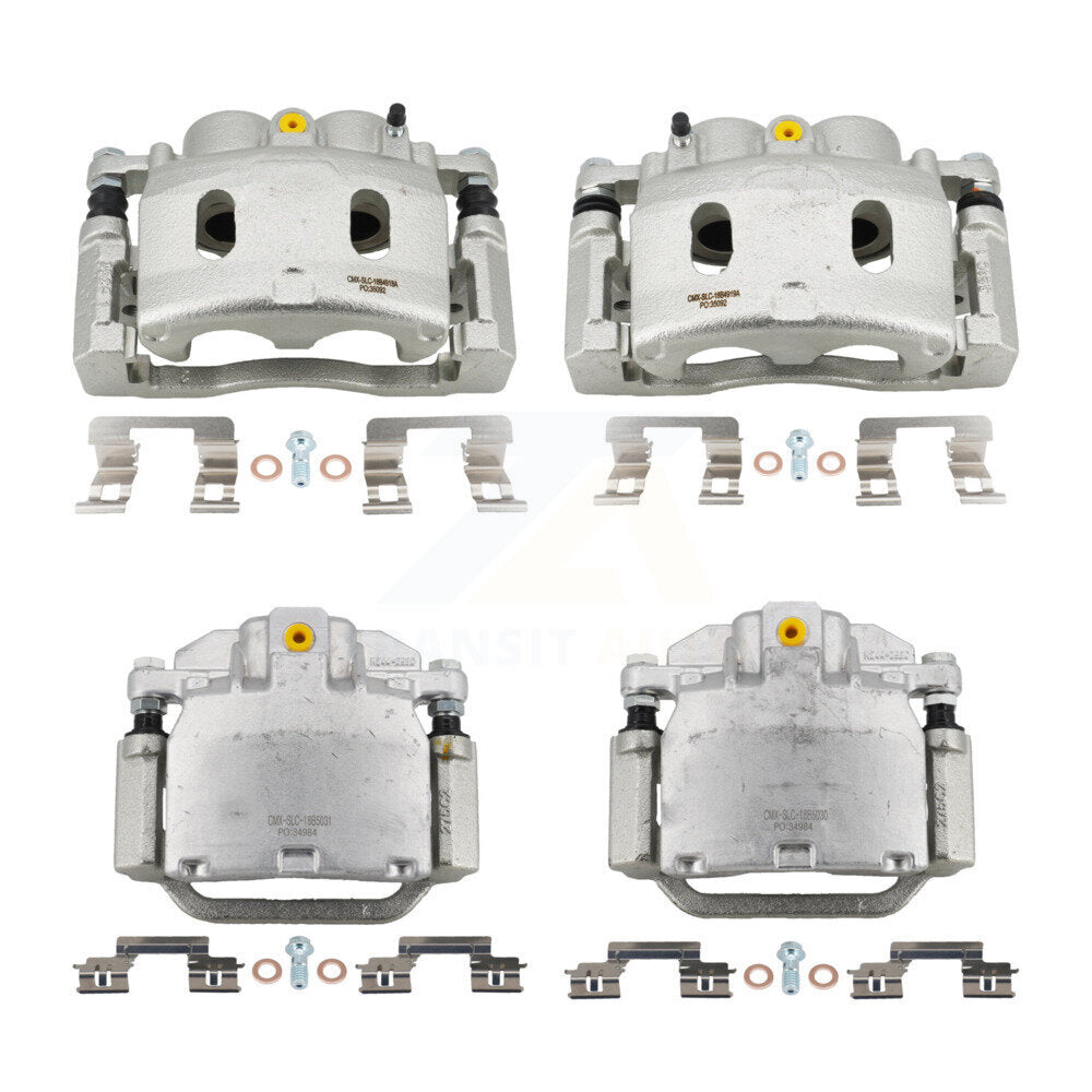 Front Rear Brake Caliper Kit For Chevrolet GMC Sierra 1500 Silverado Tahoe Yukon Cadillac KBC-100009