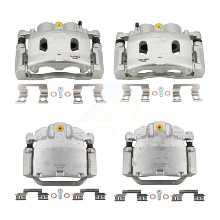 Front Rear Brake Caliper Kit For Chevrolet GMC Sierra 1500 Silverado Tahoe Yukon Cadillac KBC-100009
