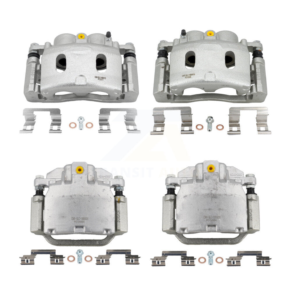 Front Rear Brake Caliper Kit For Chevrolet GMC Silverado 1500 Sierra Avalanche Cadillac KBC-100011