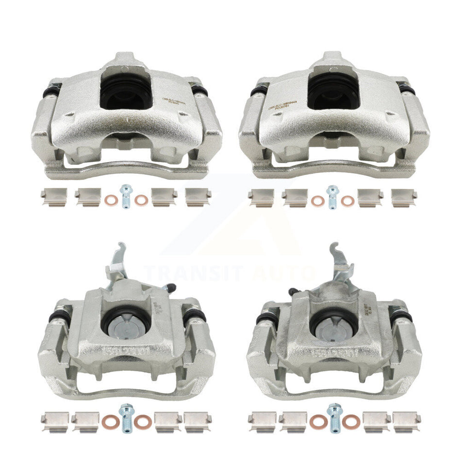 Front Rear Brake Caliper Left Right Driver Passenger Side Kit For 2009-2011 Dodge Journey KBC-100017