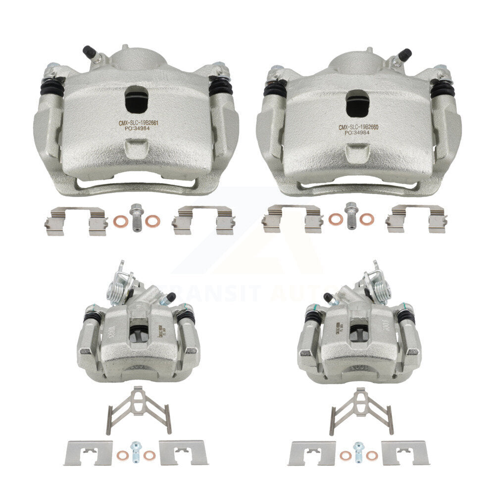 Front Rear Disc Brake Caliper Left Right Side (Driver Passenger) Kit For Honda Accord KBC-100032
