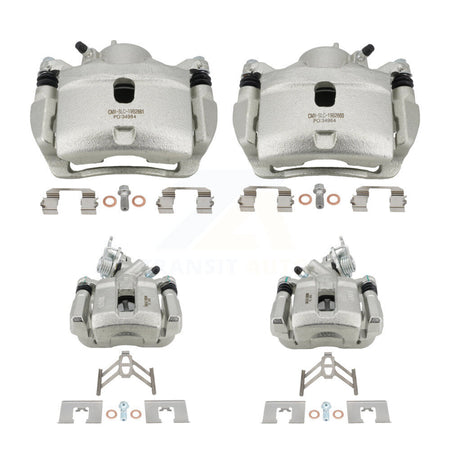 Front Rear Disc Brake Caliper Left Right Side (Driver Passenger) Kit For Honda Accord KBC-100032