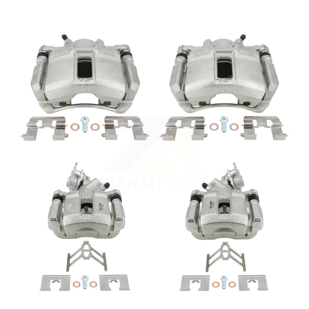 Front Rear Disc Brake Caliper Left Right Side (Driver Passenger) Kit For Honda Accord KBC-100033