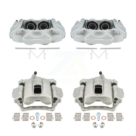 Front Rear Disc Brake Caliper Assembly Left Right Side (Driver Passenger) Kit For 2003-2009 Toyota 4Runner With Casting # 13WH KBC-100036 by CMX