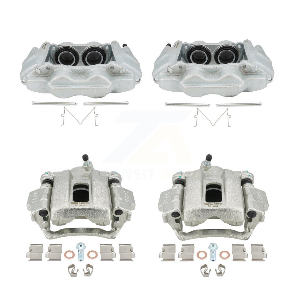 Front Rear Disc Brake Caliper Assembly Left Right Side (Driver Passenger) Kit For 2003-2009 Toyota 4Runner With Casting # 13WH KBC-100036