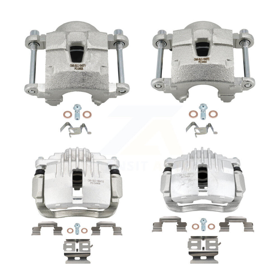 Front Rear Brake Caliper Left Right Driver Passenger Kit For Chevrolet S10 GMC Sonoma RWD KBC-100040