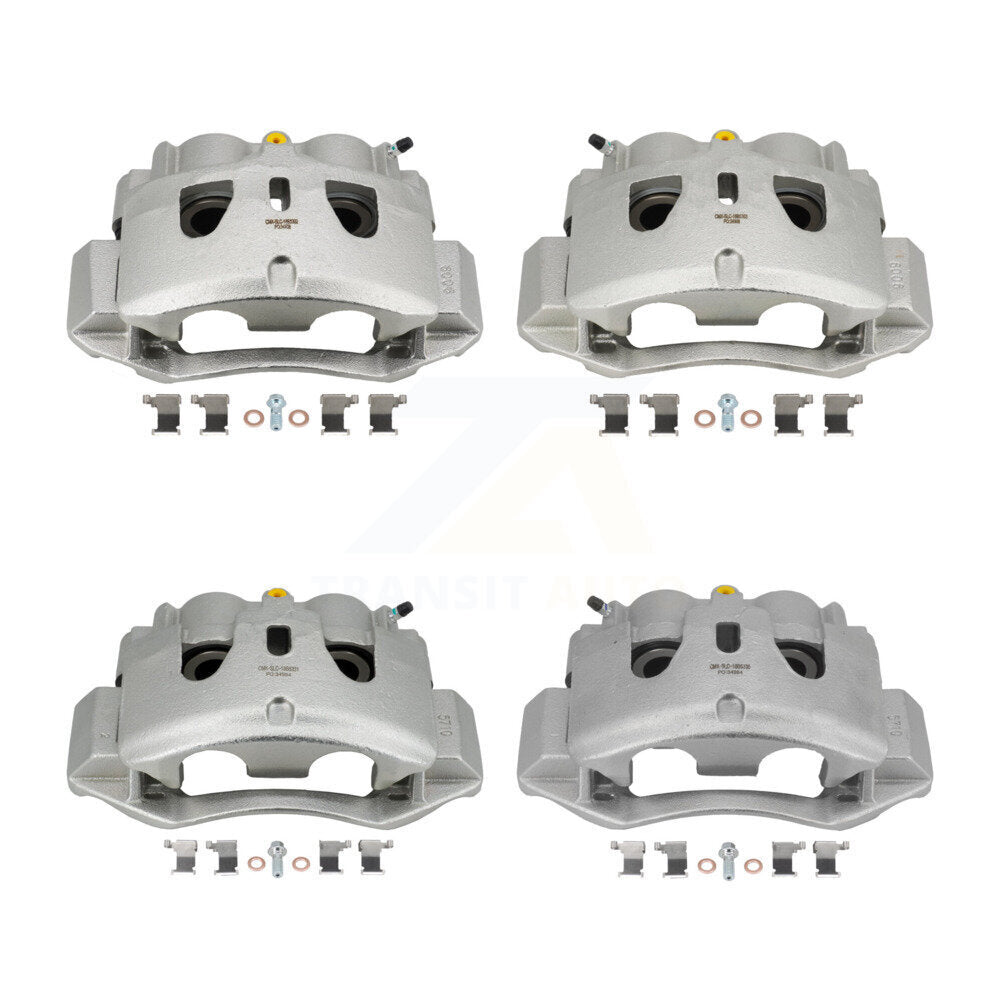 Front Rear Disc Brake Caliper Kit For 2011-2019 GMC Sierra 3500 HD Chevrolet Silverado KBC-100047