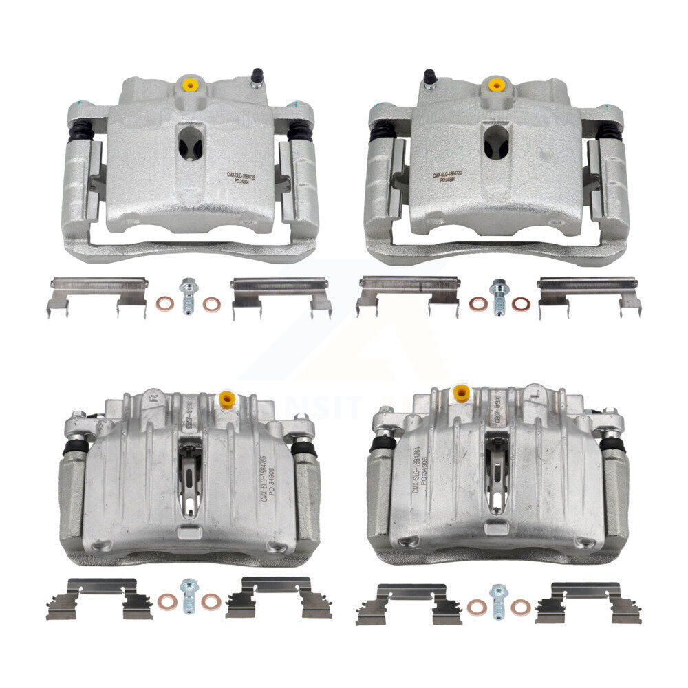 Front Rear Brake Caliper Kit For Chevrolet GMC Silverado 1500 Sierra Avalanche Yukon XL KBC-100052