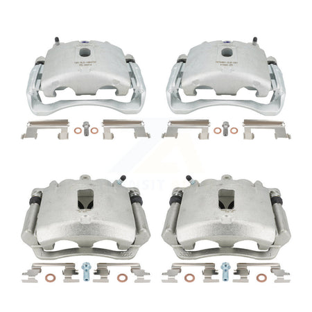 Front Rear Disc Brake Caliper Assembly Left Right Side (Driver Passenger) Kit For 2007-2020 Chevrolet Express 2500 GMC Savana KBC-100060 by CMX