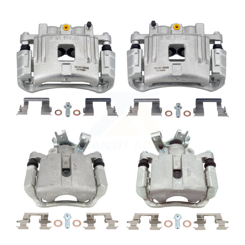 Front Rear Brake Caliper Left Right Side Kit For 2005 Pontiac G6 With Dual Piston KBC-100066