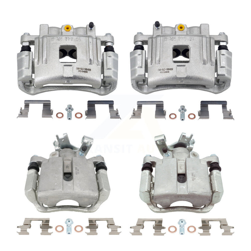 Front Rear Brake Caliper Left Right Side Kit For 2005 Pontiac G6 With Dual Piston KBC-100066