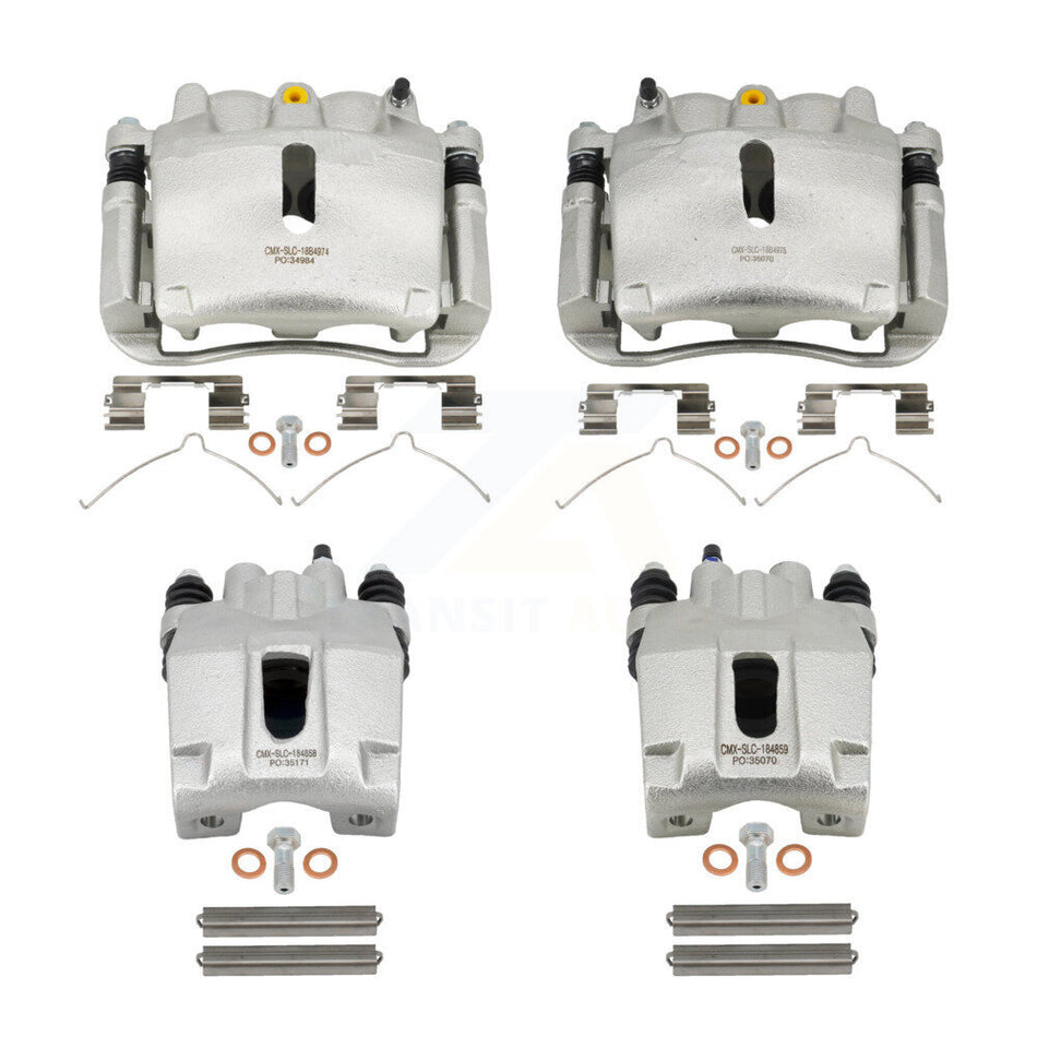 Front Rear Disc Brake Caliper Assembly Left Right Side (Driver Passenger) Kit For Ford F-150 Lincoln Mark LT KBC-100068